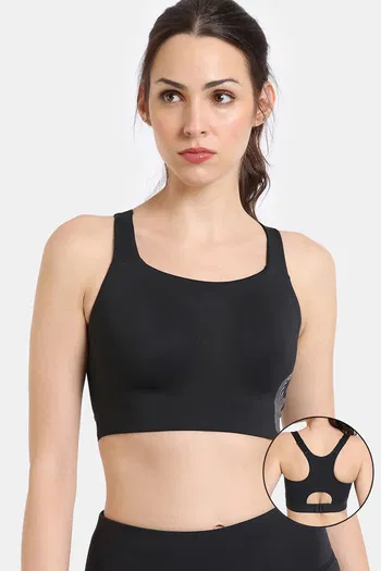 Buy Zelocity High Impact With Powernet Bra - Jet Black